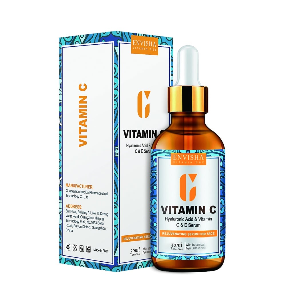 1 Pleťové sérum s kyselinou hyalurónovou, vitamínom C, vitamínom E, Envisha Sevich, 30 ml – Obrázok 1