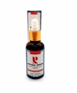 Sérum na tvár s kyselinou hyalurónovou, retinolové sérum 2,5 %, vitamín E, aloe vera, Envisha Sevich, 30 ml – Obrázok 3