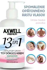 Ultra účinný krém na odstránenie chĺpkov SmoothSilk Axwell by Verilaria, Unisex, 250 ml – Obrázok 12
