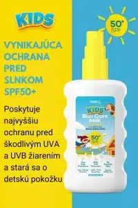 Krém na opaľovanie pre deti, Verilaria, SPF50+, vodeodolný, UVA/UVB ochrana, 200 ml – Obrázok 7