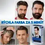 Farba na vlasy a bradu bez amoniaku – rýchla aplikácia a prirodzený výsledok už do 5 minút, od Verilaria – Obrázok 2