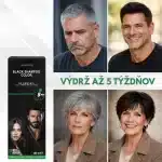 Šampón na farbenie vlasov bez amoniaku, za 5 minút, 100% krytie bielych vlasov, jednoduchý ako umývanie, účinný ako farbivo, Verilaria, 400 ml – Obrázok 4