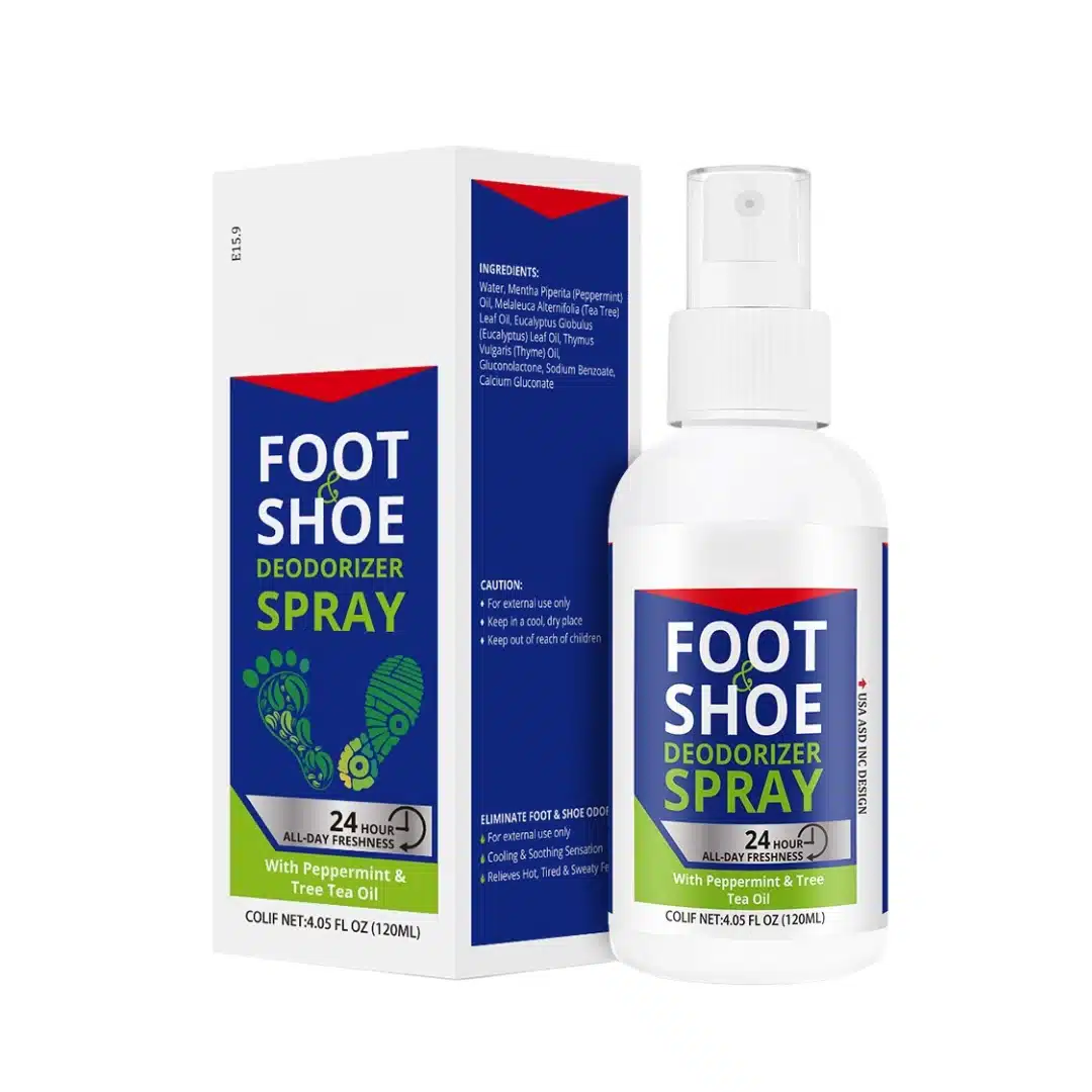 1-9.webp Sprej proti zápachu z topánok - osviežuje a hydratuje pokožku, Verilaria, 120 ml – Obrázok 1