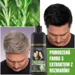 Čierny farbiaci šampón – rýchlo zakrýva šediny, bez amoniaku, s rozmarínom, edícia 2026, profesionálny, Sevich, 500 ml – Obrázok 3