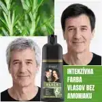 Čierny farbiaci šampón – rýchlo zakrýva šediny, bez amoniaku, s rozmarínom, edícia 2026, profesionálny, Sevich, 500 ml – Obrázok 5