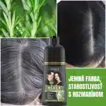 Čierny farbiaci šampón – rýchlo zakrýva šediny, bez amoniaku, s rozmarínom, edícia 2026, profesionálny, Sevich, 500 ml – Obrázok 6