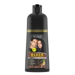 Čierny farbiaci šampón – rýchlo zakryje šediny, bez amoniaku, so zázvorom, Sevich, 500 ml – Obrázok 8