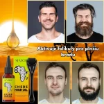 Súprava na rast brady – derma roller a Chebe olej, biotín, hustá a zdravá brada, Sevich – Obrázok 7