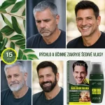 Čierna farba na vlasy – stopercentné krytie šedín, bez amoniaku, zafarbenie odrastov za 30 minút, s aplikátorom, Sevich – Obrázok 3