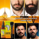 Súprava na rast brady – derma roller a Chebe olej, biotín, hustá a zdravá brada, Sevich – Obrázok 3