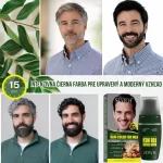 Čierna farba na vlasy – stopercentné krytie šedín, bez amoniaku, zafarbenie odrastov za 30 minút, s aplikátorom, Sevich – Obrázok 4