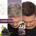 Farbiaci šampón bez amoniaku – krytie šedín, s prírodnými extraktmi, 10 vrecúšok x 30 ml, Tmavohnedá (Saten inchis), Sevich – Obrázok 4