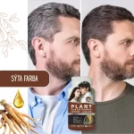 Farbiaci šampón bez amoniaku – krytie šedín, s prírodnými extraktmi, 10 vrecúšok x 30 ml, Stredne hnedá, Sevich – Obrázok 5