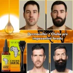 Súprava na rast brady – derma roller a Chebe olej, biotín, hustá a zdravá brada, Sevich – Obrázok 6